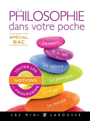 cover image of La philosophie dans votre poche--Spécial bac